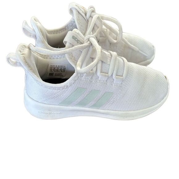 Adidas Cloudfoam Pure 2.0 Shoes Cloud White Kids   Sneakers tennis Shoes Size 11 - Picture 2 of 11